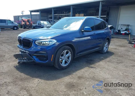 2021 BMW X3 Sdrive30I z USA, uszkodzony, nr VIN 5UXTY3C08M9E91116